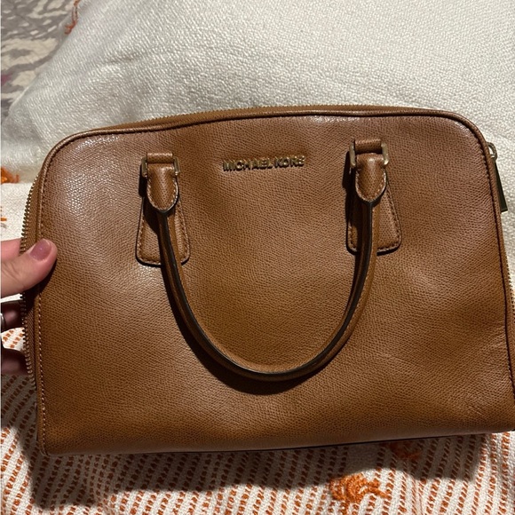 Michael Kors Tan Leather Satchel - Picture 1 of 9